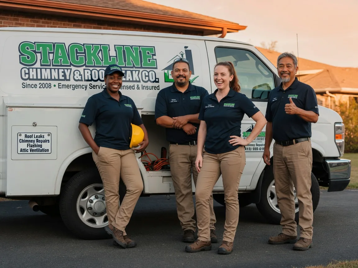 Chimney flashing repair company in Lindsey, OH